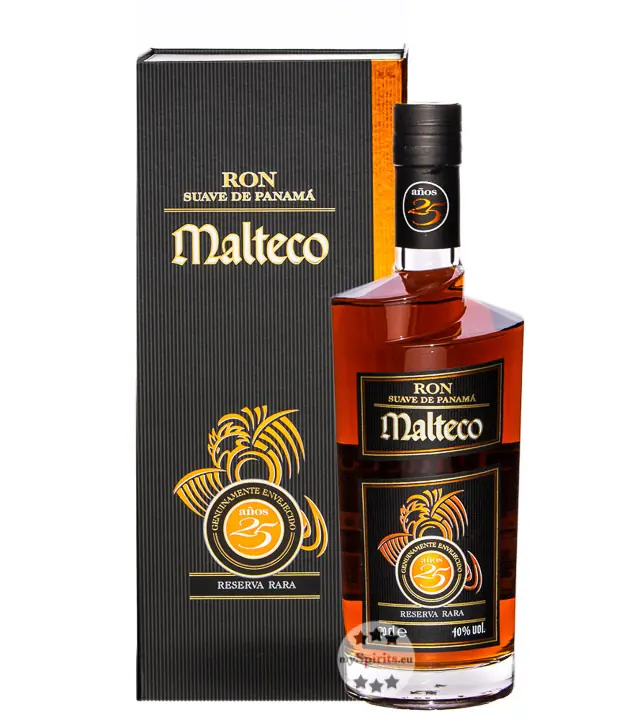 Ron Malteco: 25 Años Reserva Rara Ron de Panama / 40 % Vol. / 0,7 Liter-Flasche in Geschenkbox