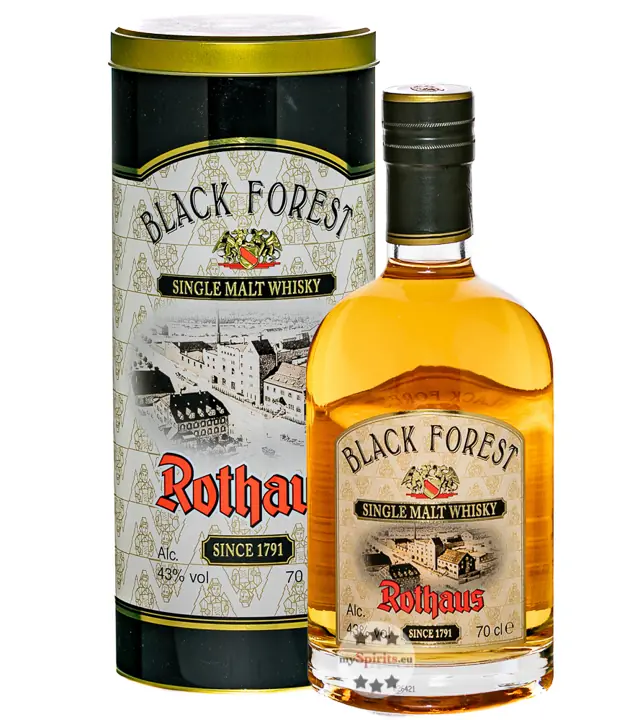 Rothaus: Black Forest Single Malt Whisky / 43 % vol. / 0,7 Liter-Flasche in Geschenk-Dose