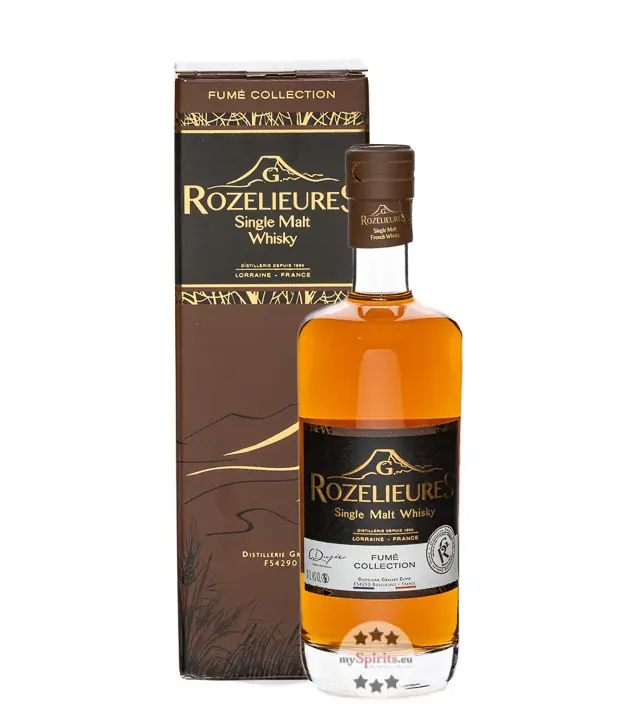 G. Rozelieures Single Malt Whisky Fumé Collection / 46 % Vol. / 0,7 Liter-Flasche in Geschenkkarton
