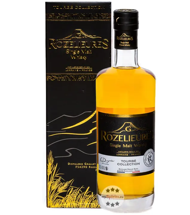 G. Rozelieures Single Malt Whisky Tourbé Collection / 46 % vol / 0,7 Liter-Flasche in Geschenkkarton