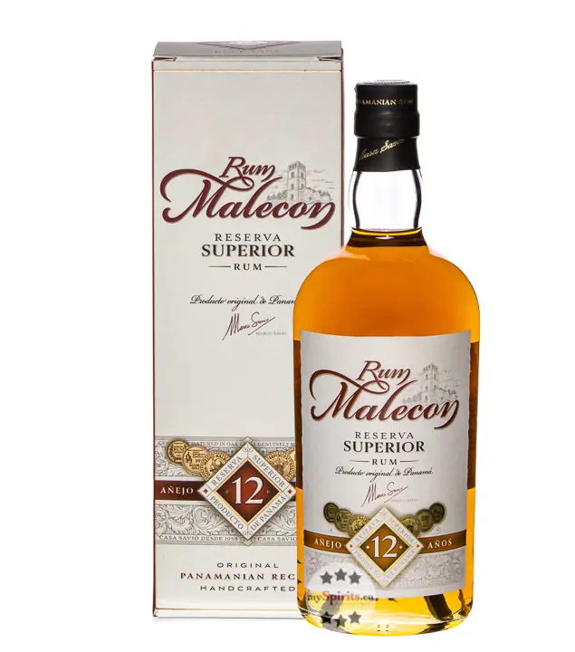 Rum Malecon Reserva Superior 12 Jahre / 40 % Vol. / 0,7 Liter-Flasche in Geschenkschachtel