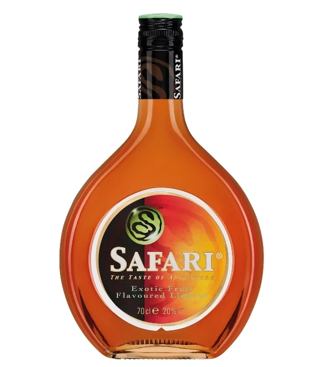 Safari Fruchtlikör / 20 % vol / 0,7 Liter-Flasche