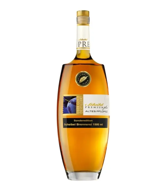 Scheibel Altes Pflümle Premium Plus / 43 % vol / 1,5 Liter-Flasche