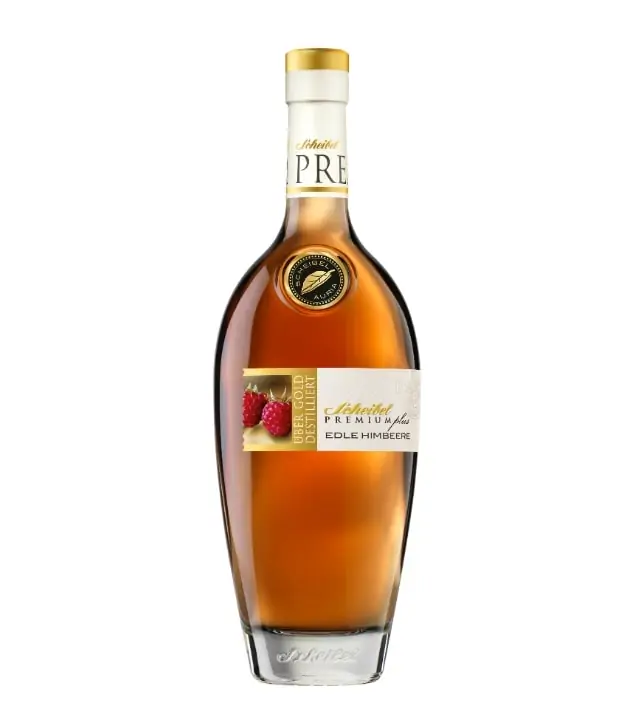 Scheibel Edle Himbeere Premium Plus / 40 % vol / 0,7 Liter-Flasche
