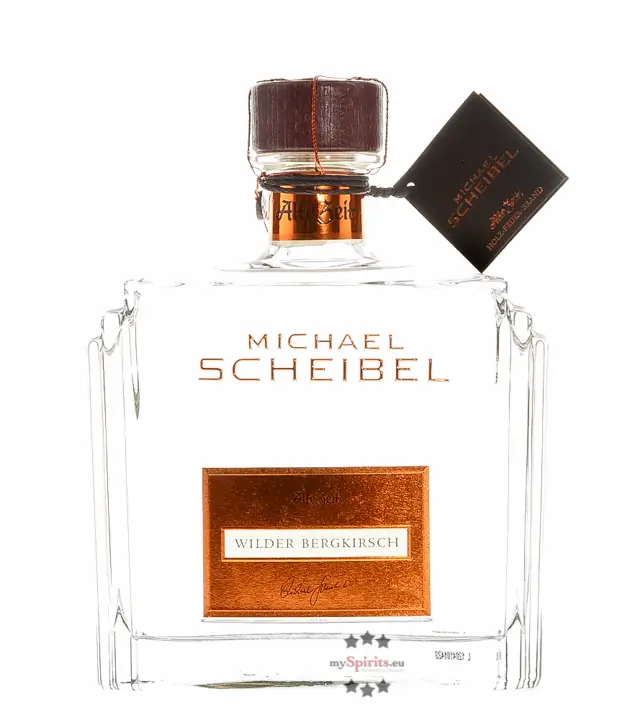 Scheibel Wilder Berg-Kirsch Brand Alte Zeit – Bergkirschen, über Holzfeuer gebrannt / 44 % vol. / 0,7 Liter-Flasche