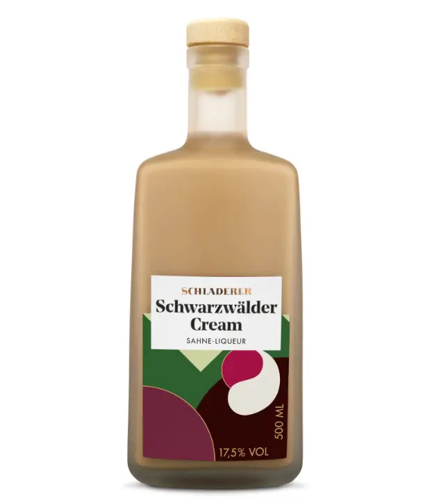 Schladerer Schwarzwälder Cream Sahnelikör / 17,5 % vol / 0,5 Liter-Flasche