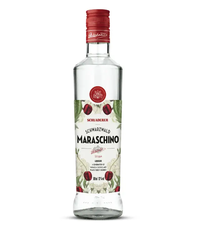 Schladerer Schwarzwald Maraschino Likör / 32 % vol / 0,5 Liter-Flasche