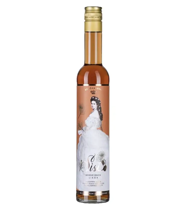 Schönbrunn Sisi Bergzirben Likör / 20 % vol / 0,5 Liter-Flasche
