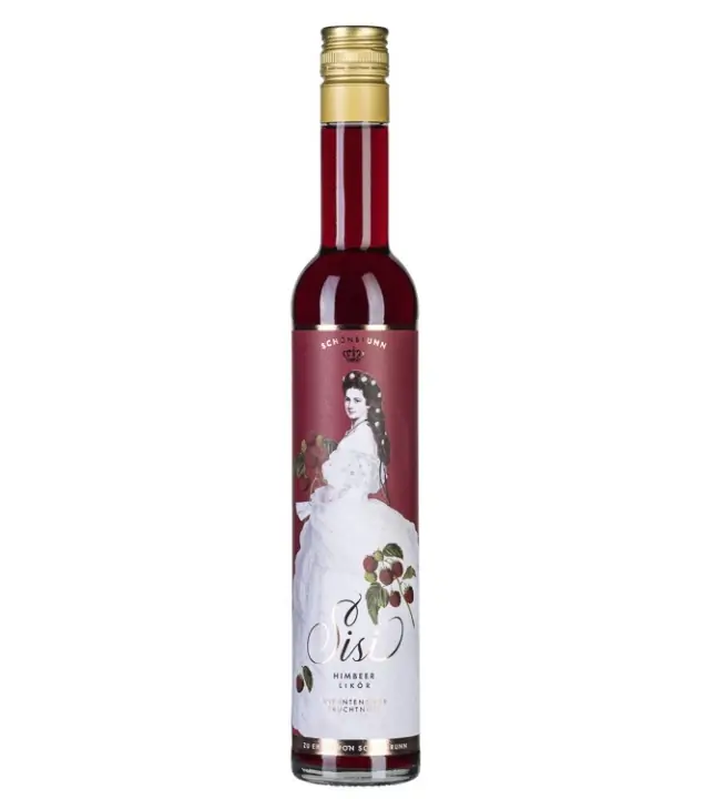 Schönbrunn Sisi Himbeeren Likör / 16 % vol / 0,5 Liter-Flasche
