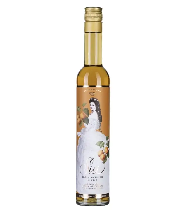 Schönbrunn Sisi Rosen-Marillen Likör / 25 % vol / 0,5 Liter-Flasche