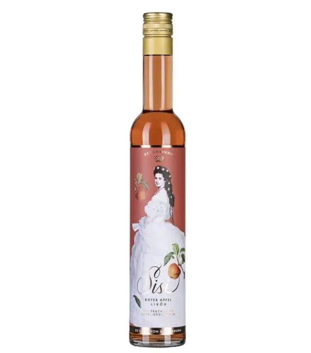 Schönbrunn Sisi Roter Apfel Likör / 17 % vol / 0,5 Liter-Flasche