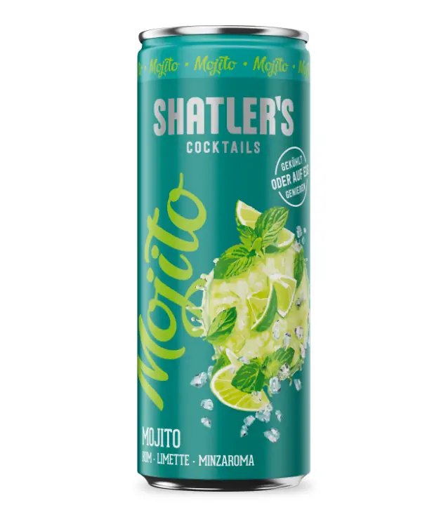 Shatler's Cocktails Mojito RTD / 10,1 % vol / 0,25 Liter-Dose inkl. 0,25 € Pfand