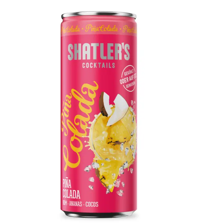 Shatler's Cocktails Pina Colada RTD / 10,1 % vol / 0,25 Liter-Dose inkl. 0,25 € Pfand