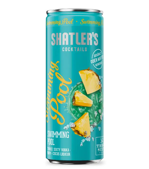 Shatler's Cocktails Swimming Pool RTD / 10,1 % vol / 0,25 Liter-Dose inkl. 0,25 € Pfand