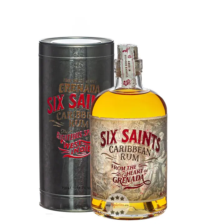 Six Saints Caribbean Rum Grenada / 41,7 % Vol. / 0,7 Liter-Flasche