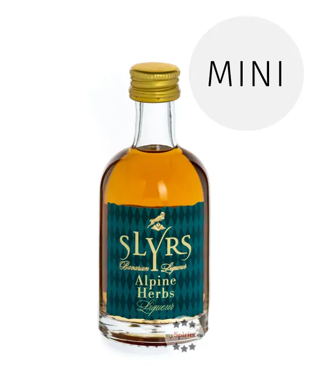 Slyrs Whisky Liqueur Alpine Herbs / 30%  Vol. / 0,05-Liter-Flasche