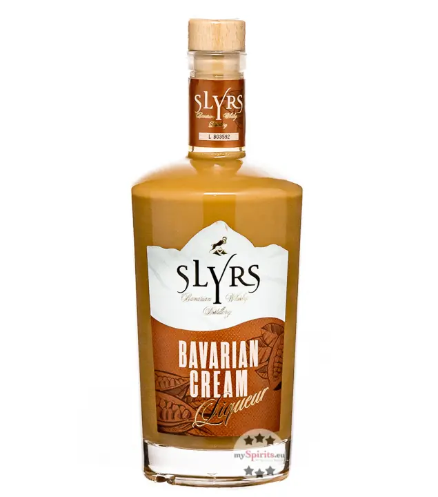 Slyrs: Bavarian Cream Liqueur / 17 % Vol. / 0,5 Liter-Flasche