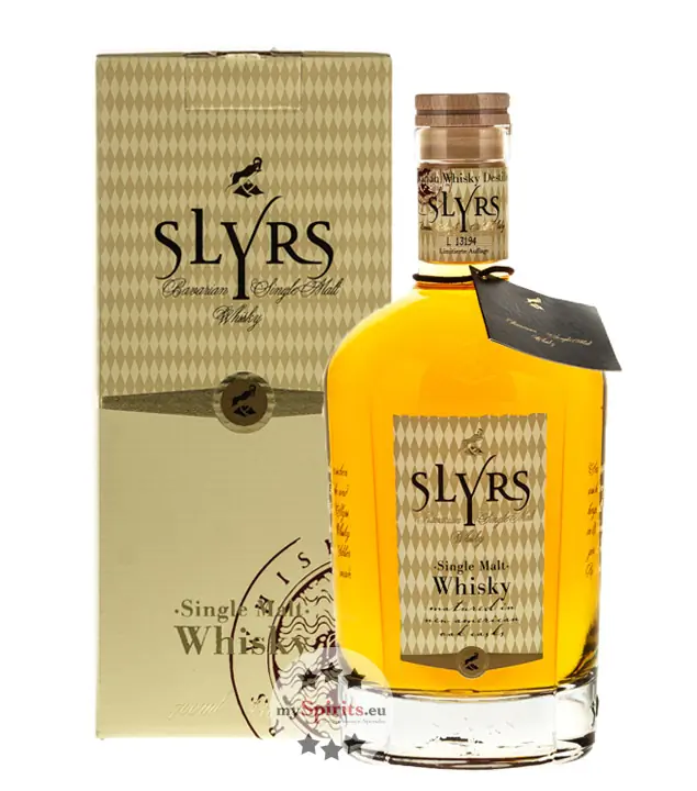 Slyrs Bavarian Single Malt Whisky / 43% vol. / 0,7 l / Whisky aus Bayern
