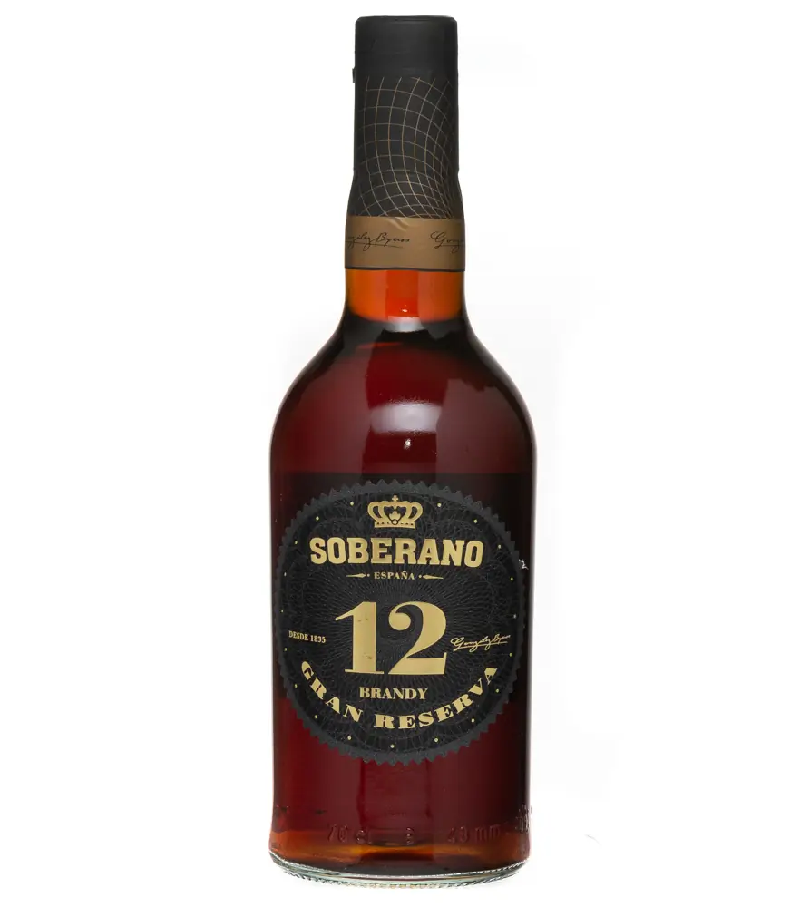 Soberano 12 Jahre Brandy Gran Reserva / 38 % Vol. / 0,7 Liter-Flasche