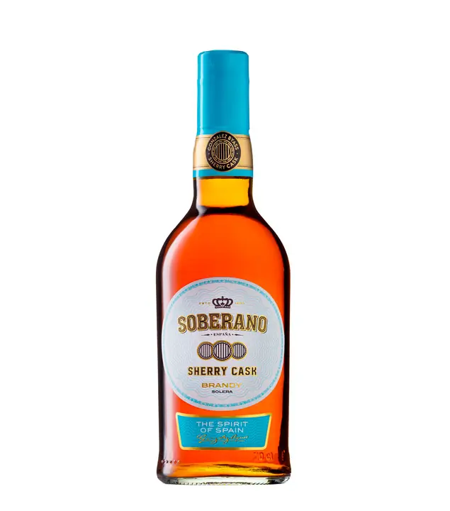 Soberano Brandy Solera / 36 % Vol. / 0,7 Liter-Flasche