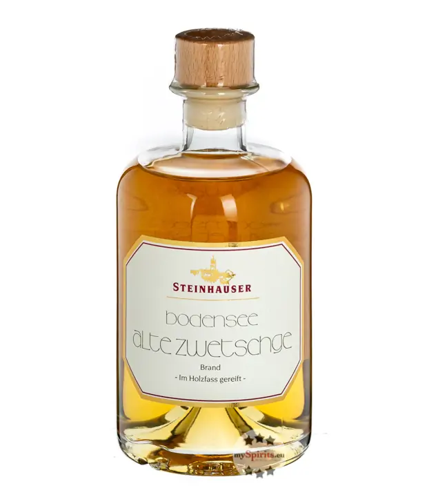 Steinhauser Bodensee Alte Zwetschge Brand – im Holzfass gereift / 40 % vol. / 0,5 Liter-Flasche