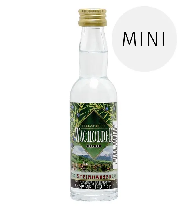 Steinhauser: Edel-Wacholder / 38% Vol. / 0,04 Liter-Flasche
