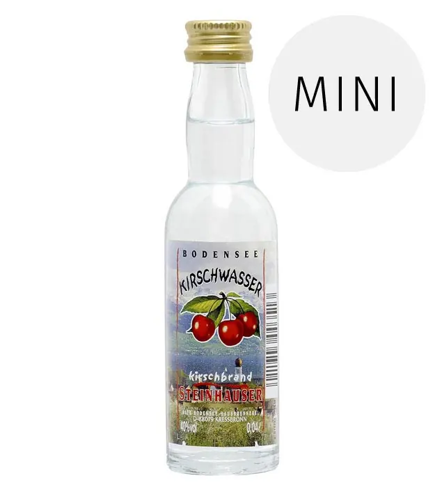 Steinhauser: Bodensee Kirschwasser / 40% Vol. / 0,04 Liter-Flasche