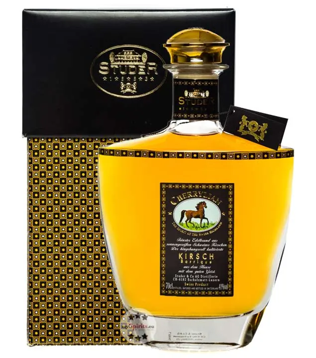 Studer Cherrylian - Kirsch Barrique / 41 % Vol. / 0,7 Liter-Flasche in Geschenkbox