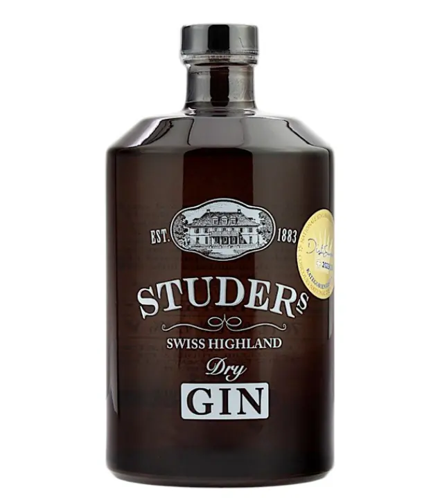 Studer Swiss Highland Dry Gin / 42,4 % vol / 0,7 Liter-Flasche
