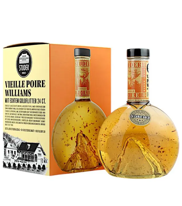 Studer Vieille Poire Williams - Swiss Gold Premium Selection / 36 % vol / 0,7 Liter-Flasche
