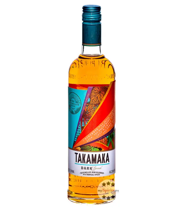 Takamaka Dark-Spiced Premium Spirit Drink / 38 % Vol. / 0,7 Liter-Flasche