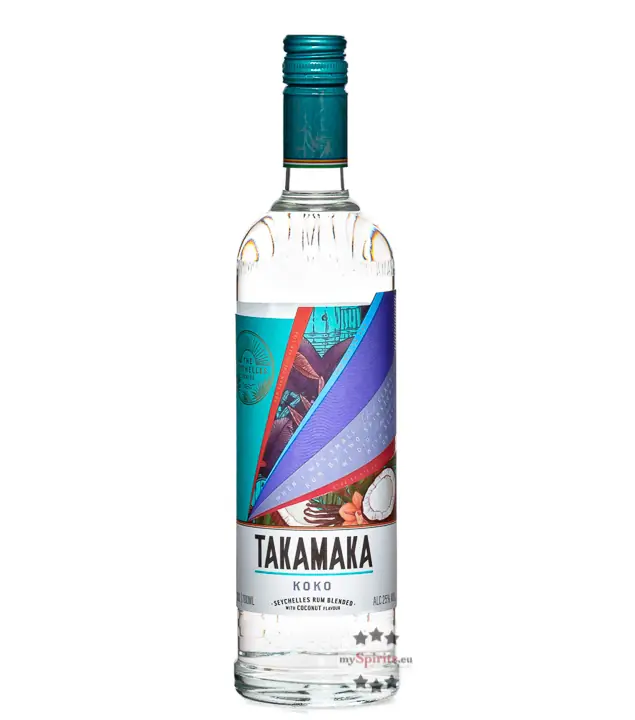 Takamaka Koko-Likör auf Rum-Basis / 25 % Vol. / 0,7 Liter-Flasche
