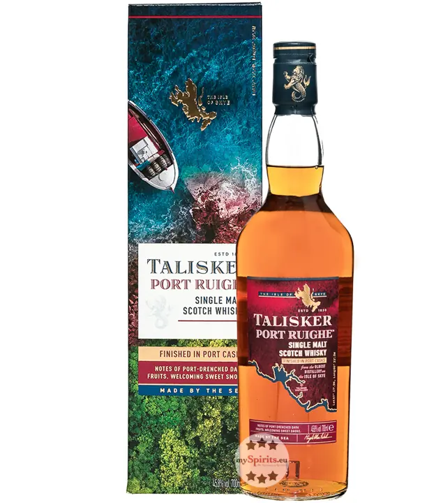 Talisker Port Ruighe Single Malt Scotch Whisky Port Cask Finish 