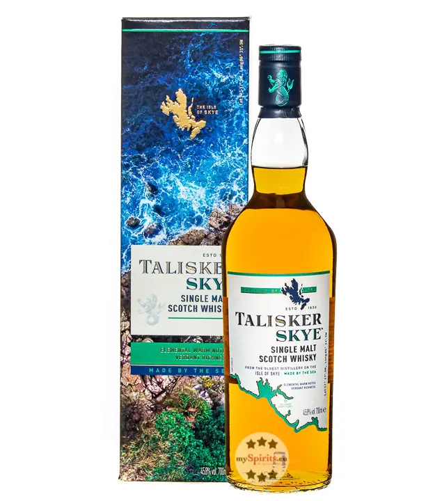 Talisker Skye Single Malt Scotch Whisky / 45,8 % Vol. / 0,7 Liter-Flasche in Geschenkbox