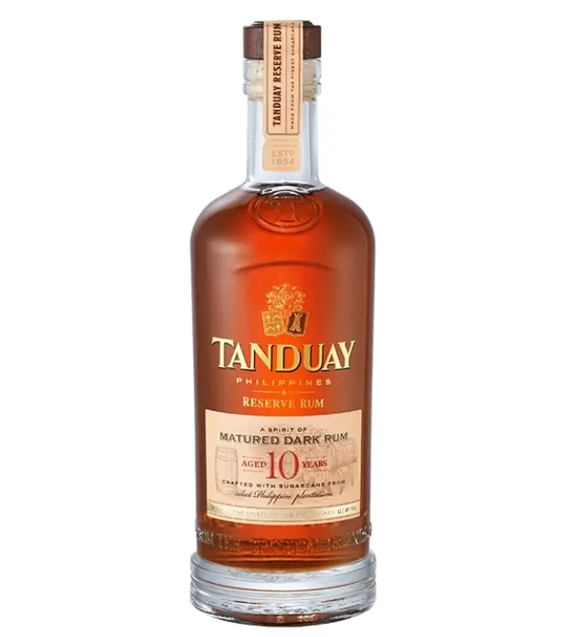 Tanduay 10 Jahre Matured Dark Rum / 40 % vol / 0,7 Liter-Flasche