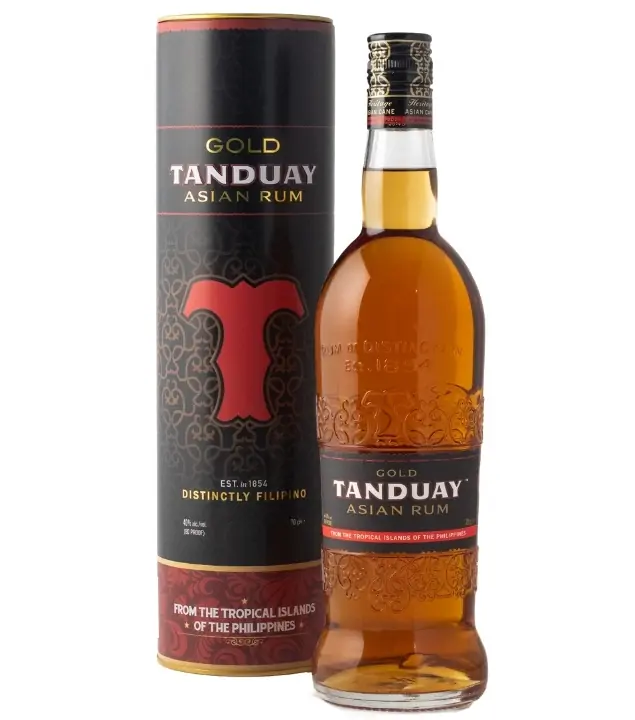 Tanduay Gold Asian Rum / 40 % vol / 0,7 Liter-Flasche