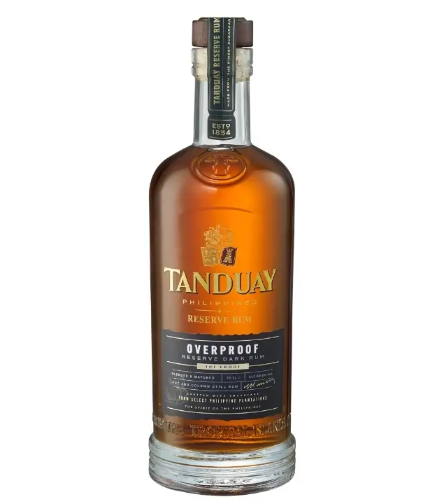 Tanduay Overproof Reserve Dark Rum / 50,5 % vol / 0,7 Liter-Flasche