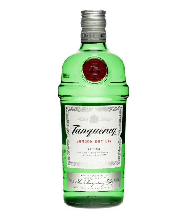 Tanqueray London Dry Gin Imported / 43,1 % Vol. / 0,7 Liter-Flasche