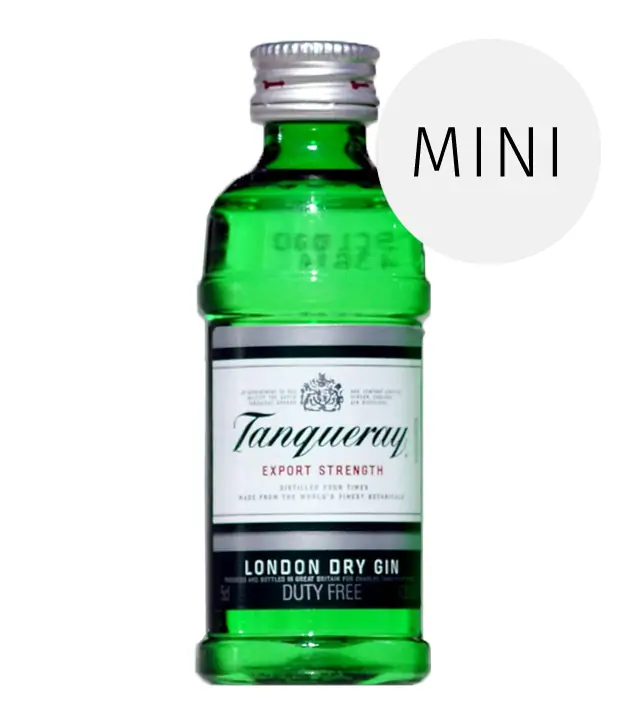 Gin: Tanqueray London Dry Gin / 47,3% Vol. / 0,05 Liter