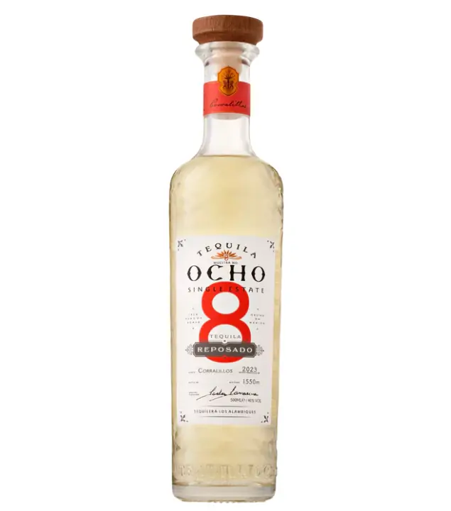 Tequila Ocho Reposado / 40 % Vol. / 0,5 Liter-Flasche