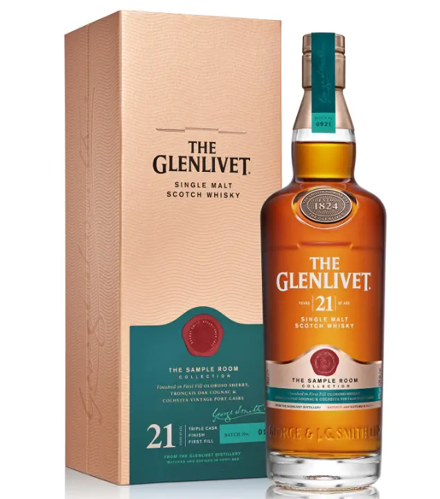 The Glenlivet 21 Jahre Single Malt Scotch Whisky / 43 % Vol. / 0,7 Liter-Flasche
