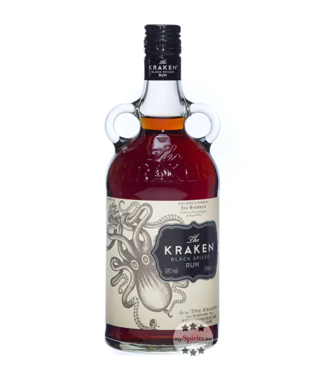 The Kraken Black Spiced Spirit Drink auf Rum-Basis / 40 % Vol. / 0,7 Liter-Flasche