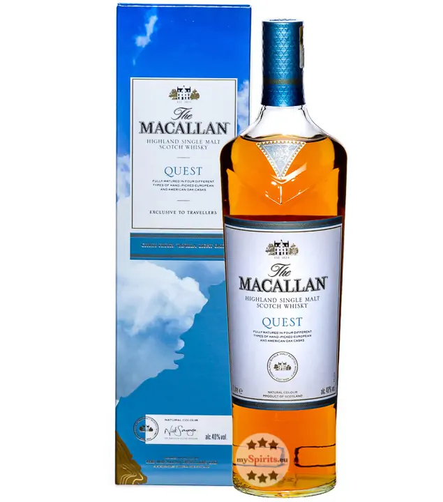 The Macallan Quest Highland Single Malt Scotch Whisky / 40 % Vol. / 1,0 Liter-Flasche in Geschenkbox