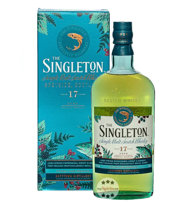 The Singleton 17 Jahre Single Malt Scotch Whisky Special Release 2020 Natural Cask Strength / 55,1 % Vol. / 0,7 Liter-Flasche in Geschenkbox