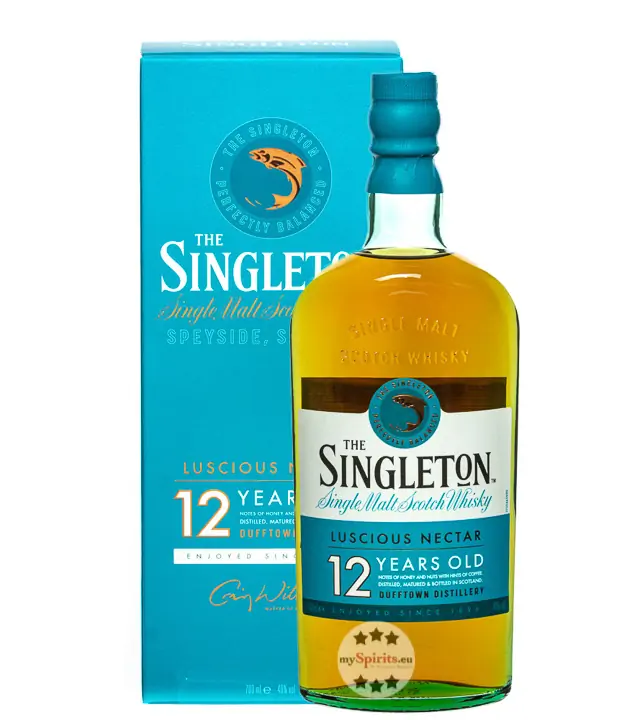 The Singleton of Dufftown 12 Years Single Malt Scotch Whisky / 40 % Vol. / 0,7 Liter-Flasche