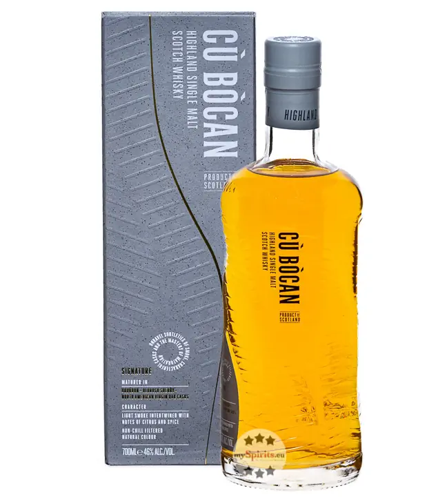 Tomatin Cù Bòcan Signature Highland Single Malt Scotch Whisky / 46 % Vol. / 0,7 Liter-Flasche in Geschenkbox