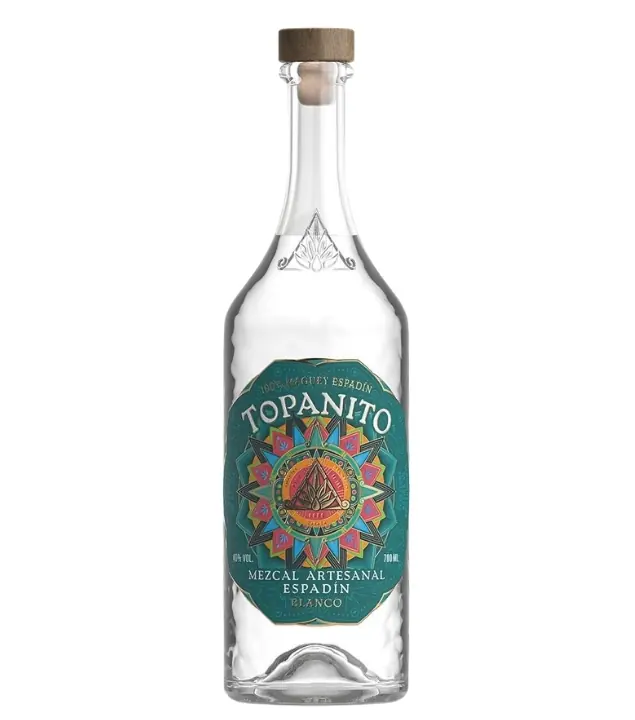 Topanito Mezcal Artesanal Blanco 100 % Maguey Espadin / 40 % Vol. / 0,7 Liter-Flasche