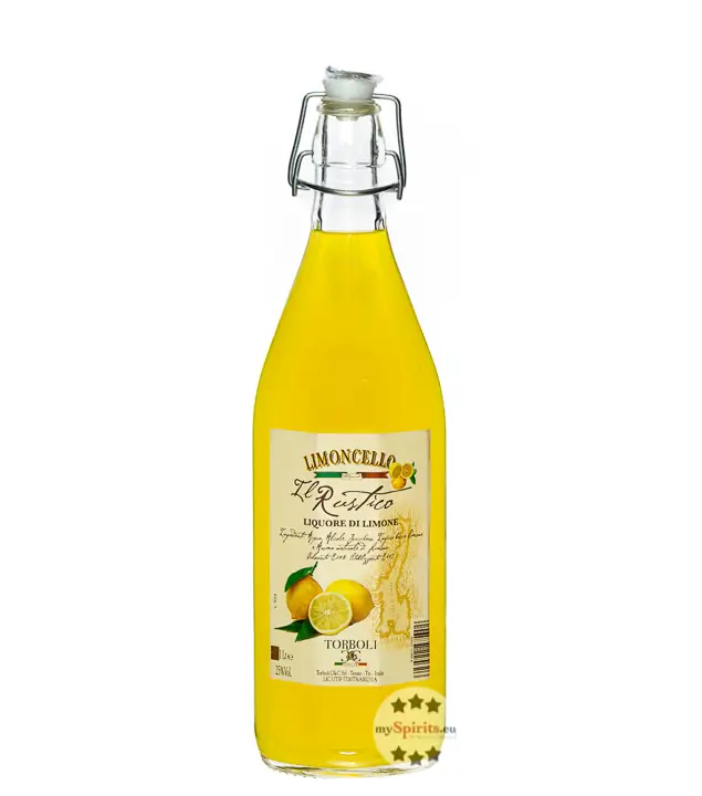 Torboli Limoncello "Il Rustico" / 25 % Vol. / 1,0 Liter-Flasche