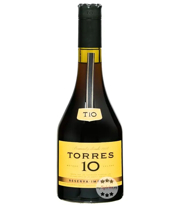 Torres: Brandy 10 / 38 % vol / 0,7 Liter-Flasche