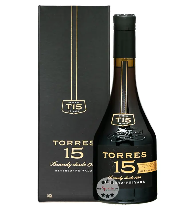 Torres: Brandy 15 / 40 % vol / 0,7 Liter-Flasche